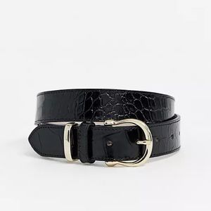 Black Leather Belt
